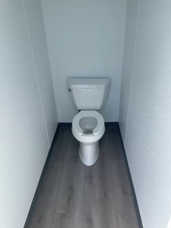 20ft Portable Restrooms With Five Separate Bathroom Stalls - Image 4