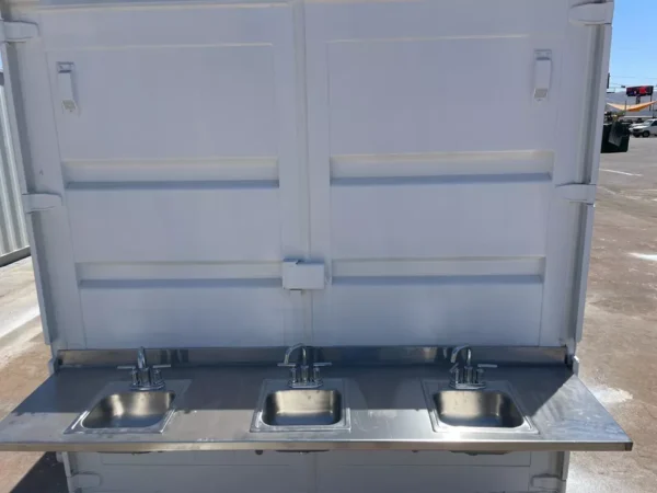20ft Portable Restrooms With Five Separate Bathroom Stalls - Image 8