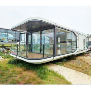 Light Steel Resort Style Waterproof Luxury Modular House Prefabricated Large Capsule Cabin - Image 3