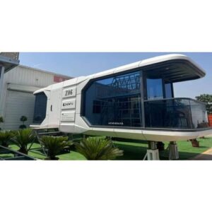 Light Steel Resort Style Waterproof Luxury Modular House Prefabricated Large Capsule Cabin - Image 4