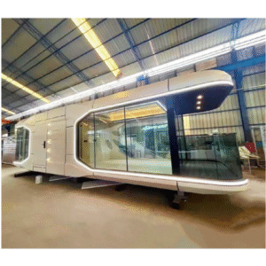 Light Steel Resort Style Waterproof Luxury Modular House Prefabricated Large Capsule Cabin - Image 2