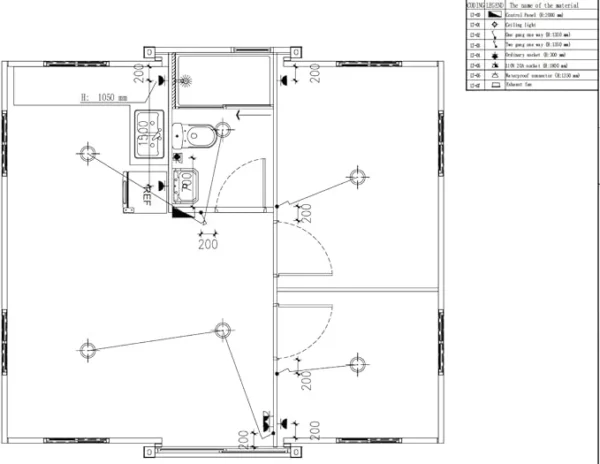 Expandable 20FT Folding Container House with Windows and Doors - Image 3