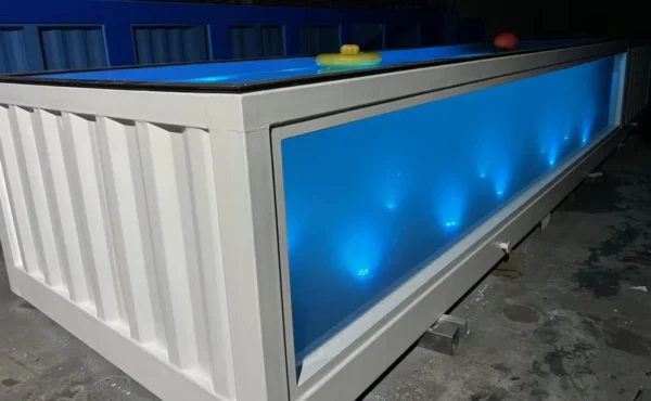 Factory Prefab 40ft Shipping Container Swimming Pool With SPA Acrylic Window For Outdoor - Image 5