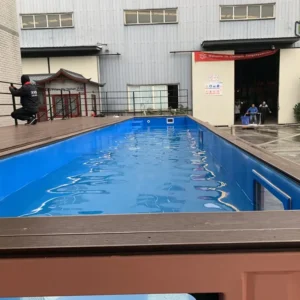 SP02 11.8m Swimming Pool Container with Fiberglass Liner - Image 4