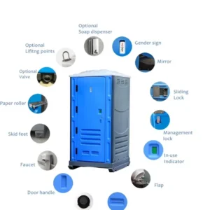 Portable Mobile Toilet Unit With Hand Washing Facility - Image 3