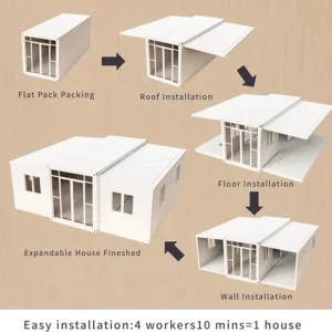Portable Prefab House with 3 Bedrooms - Image 6