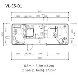 E5 with 2 beds and 1 bath - Image 6